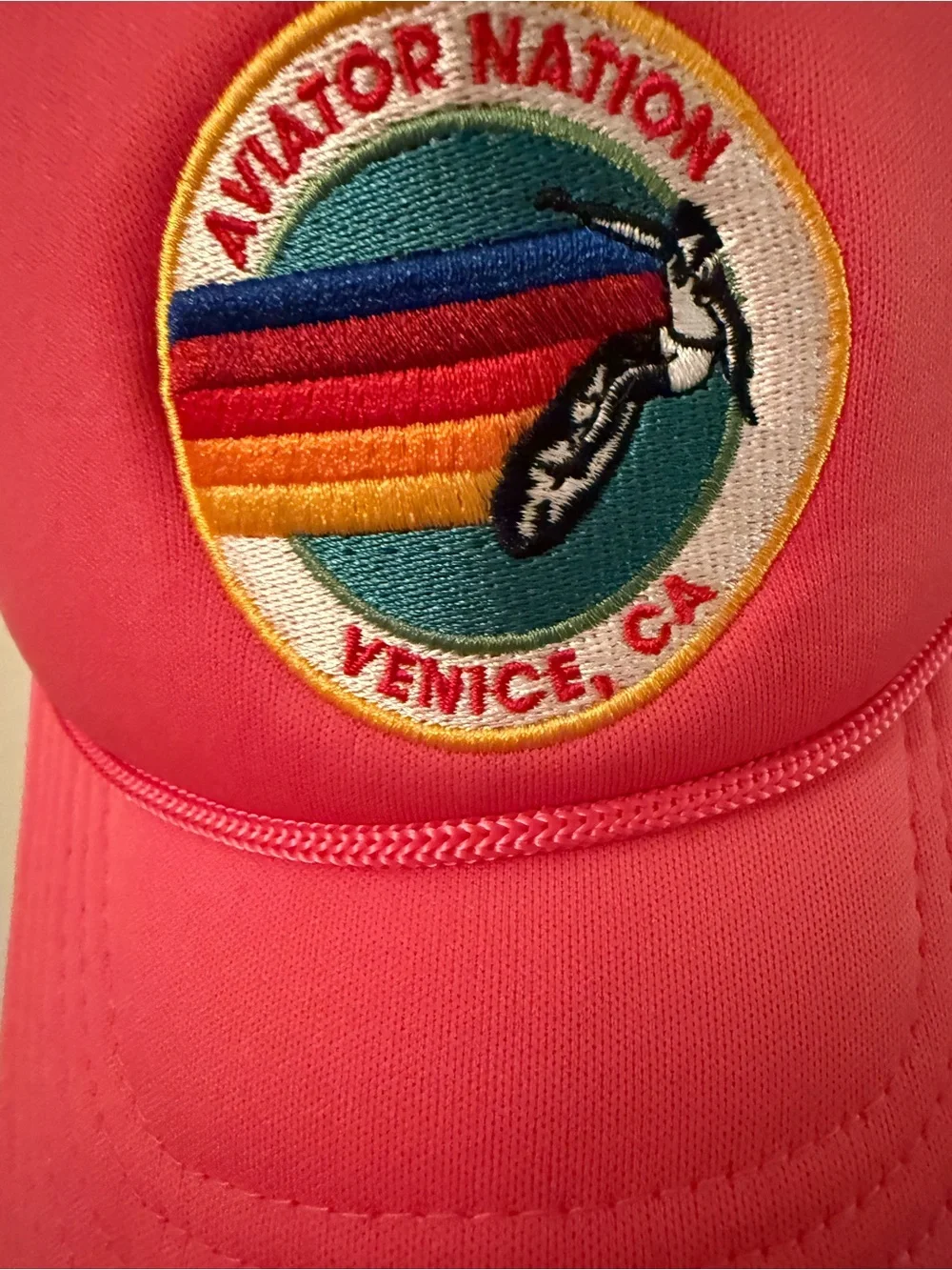 Hat Neon Pink Trucker - Picture 2 of 7